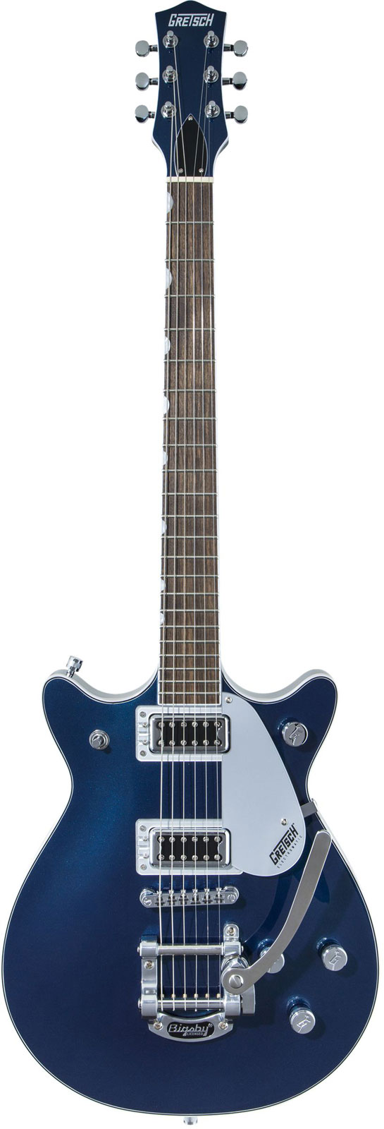 GRETSCH GUITARS G5232T ELECTROMATIC DOUBLE JET FT WITH BIGSBY LRL, MIDNIGHT SAPPHIRE