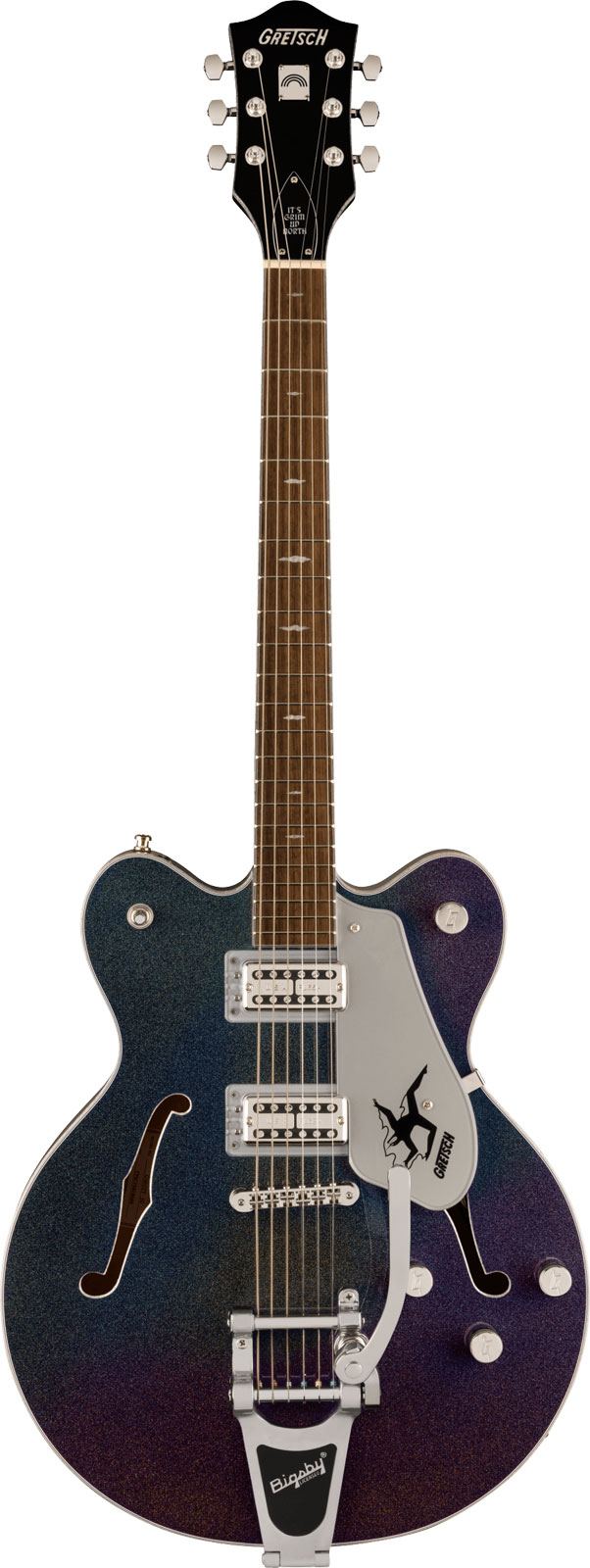GRETSCH GUITARS Broadkaster Cb Iridescent Black Electromatic Signature John Gourley Lrl Iridescent Black