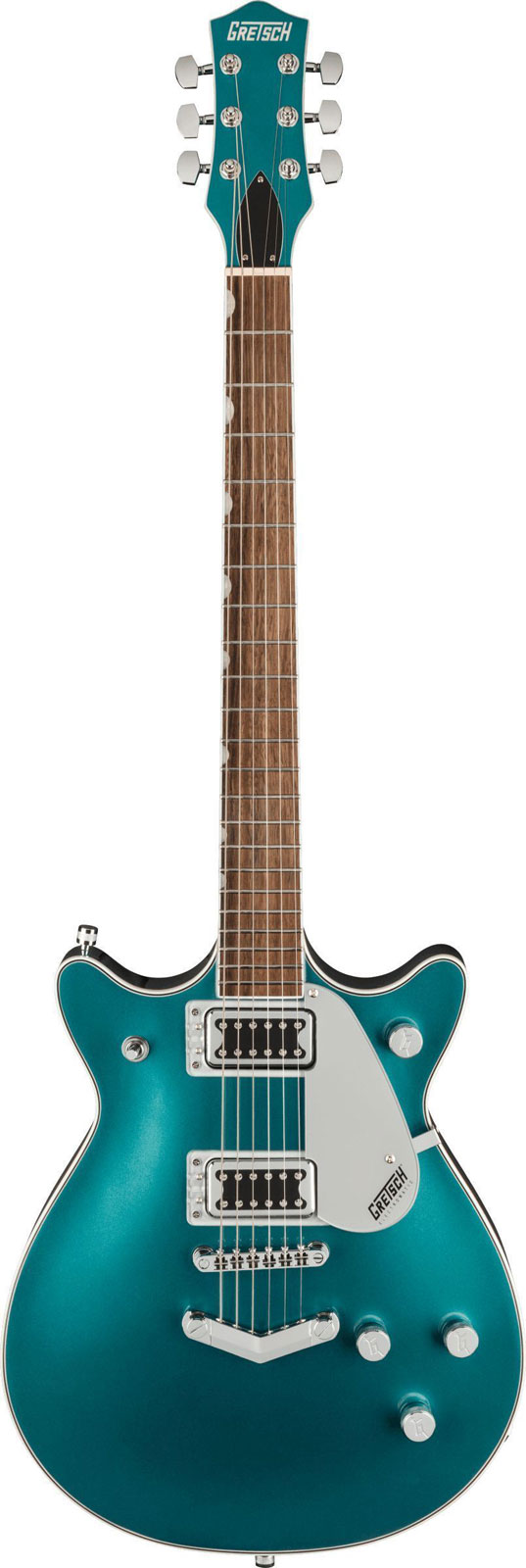 GRETSCH GUITARS G5222 ELECTROMATIC DOUBLE JET BT WITH V-STOPTAIL IL OCEAN TURQUOISE