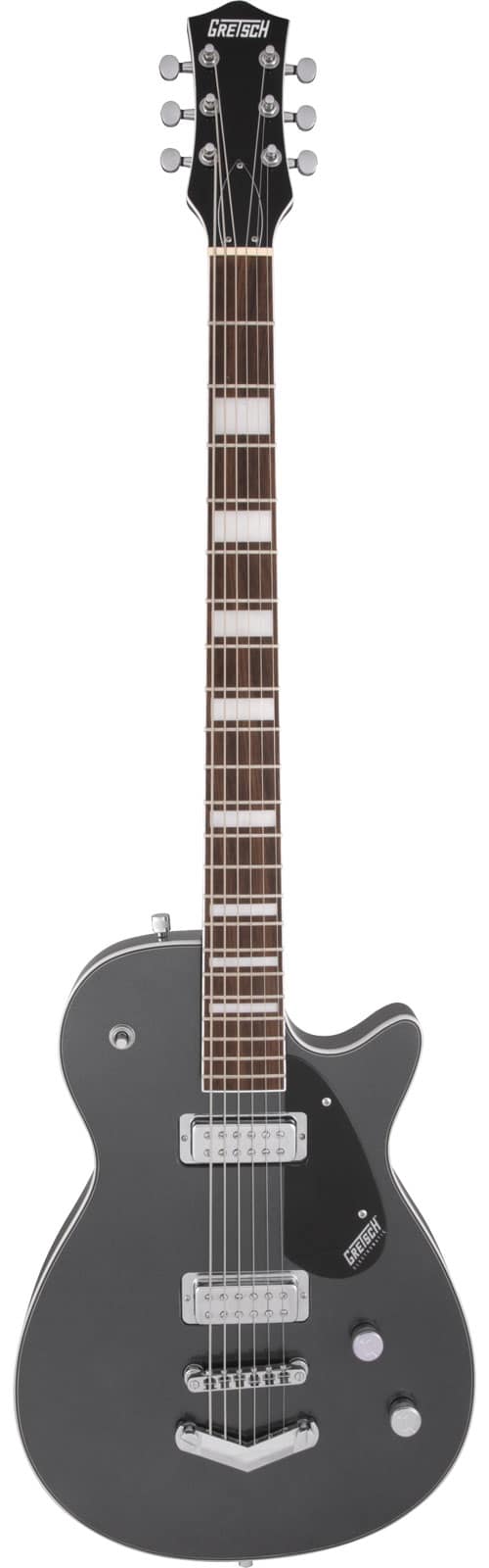 GRETSCH GUITARS G5260 ELECTROMATIC JET BARITONE WITH V-STOPTAIL LRL, LONDON GREY
