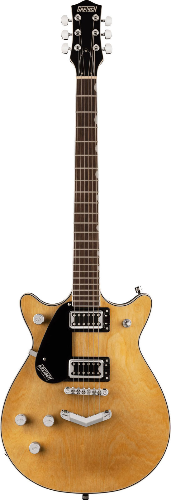 GRETSCH GUITARS G5222LH ELECTROMATIC DOUBLE JET BT WITH V-STOPTAIL,LH IL NATURAL