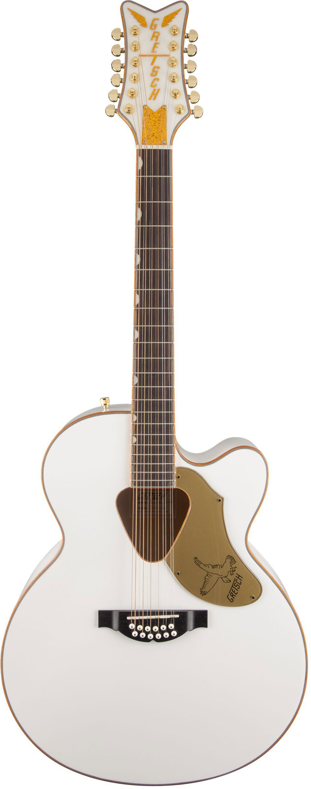 GRETSCH GUITARS G5022Cwfe-12 Falcon Jumbo Rancher White