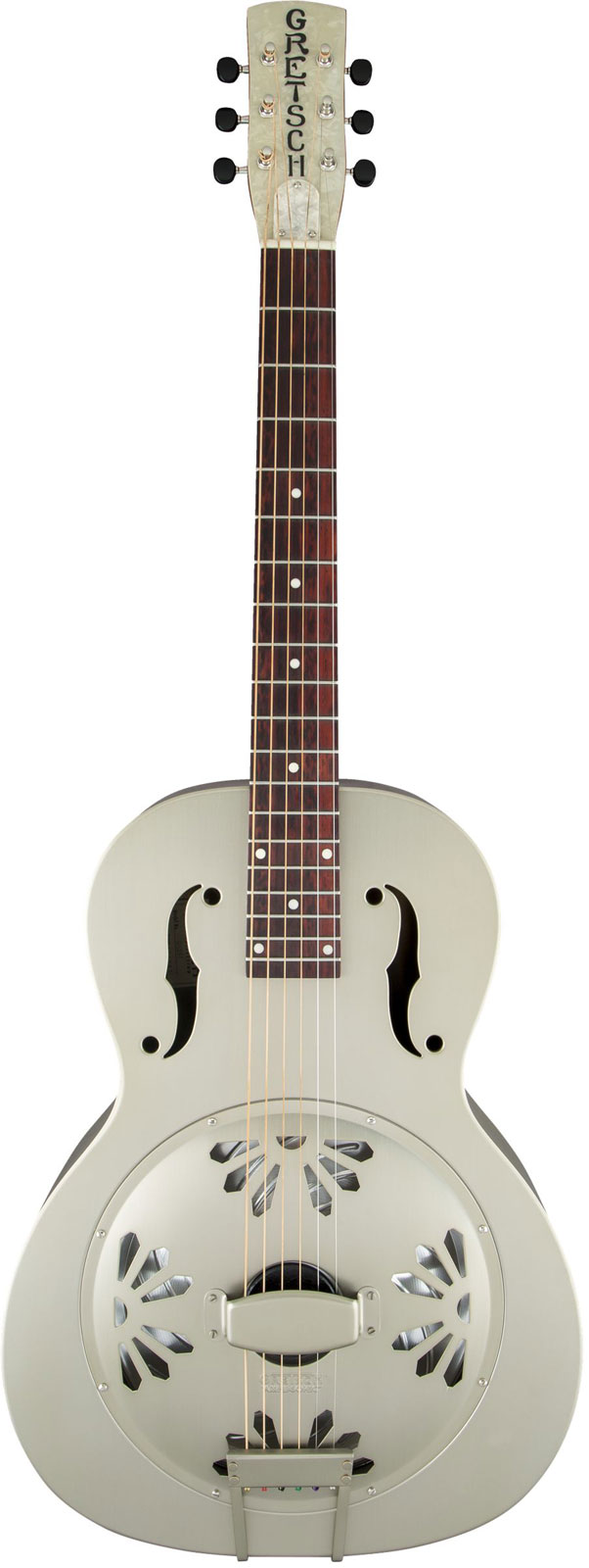GRETSCH GUITARS G9201 Honey Dipper Round-Neck Biscuit Cone Resonator Shed Roof