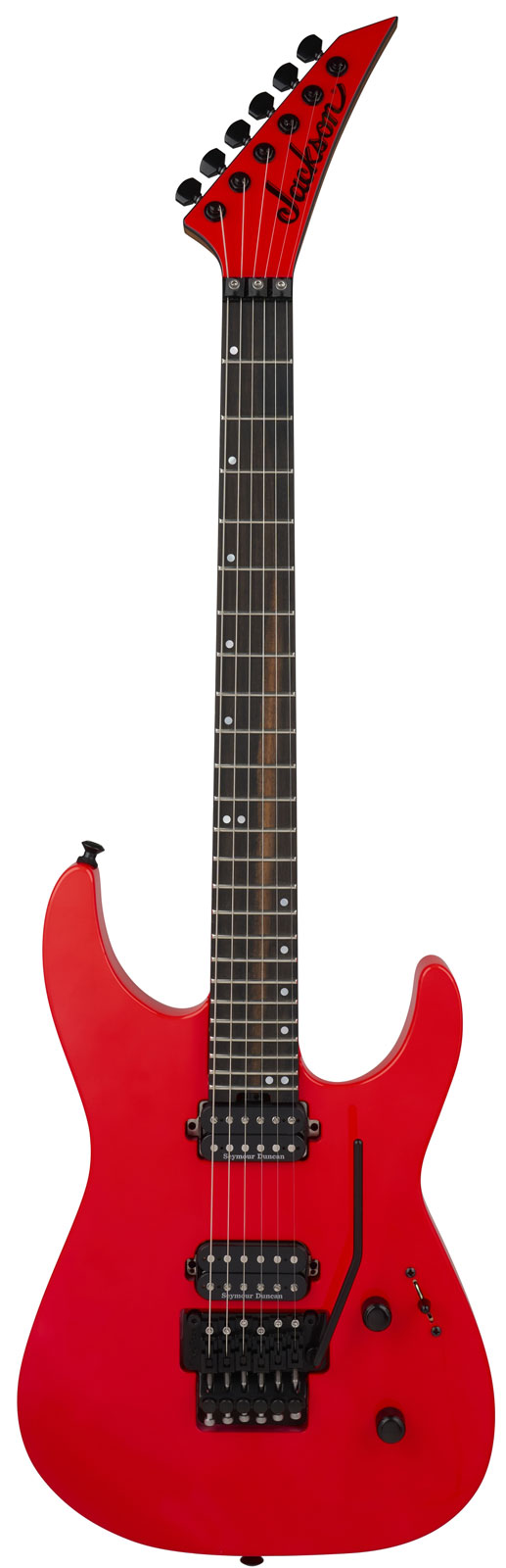 JACKSON GUITARS American Series Virtuoso Streaked Ebo Rocket Red
