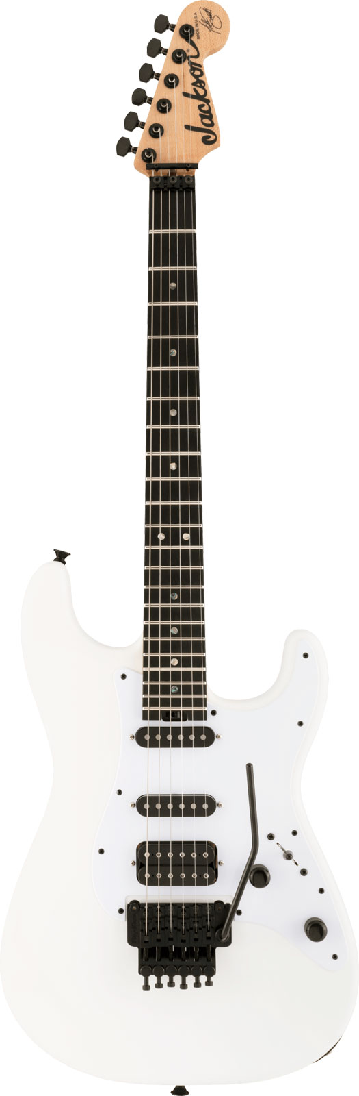 JACKSON GUITARS Sd San Dimas Usa Signature Adrian Smith Ebo Snow White