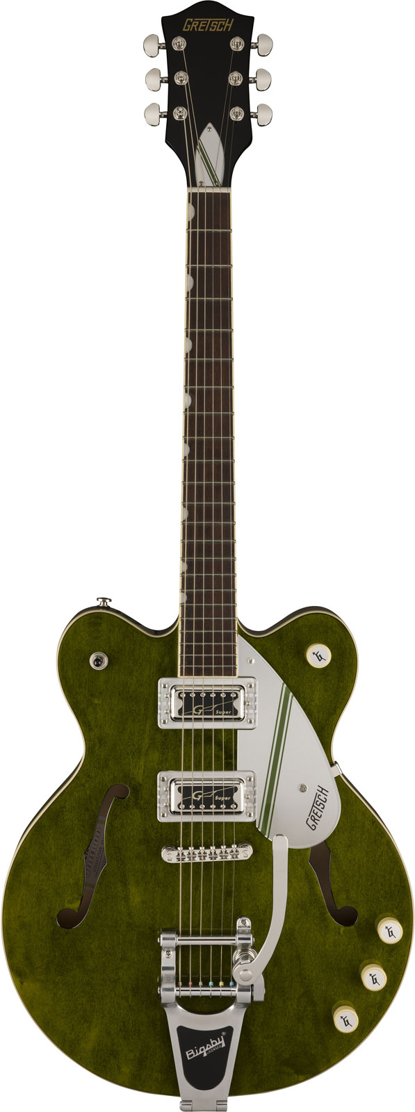 GRETSCH GUITARS G2604T LTD STREAMLINER RALLY II CENTER BLOCK WITH BIGSBY IL RALLY GREEN STAIN