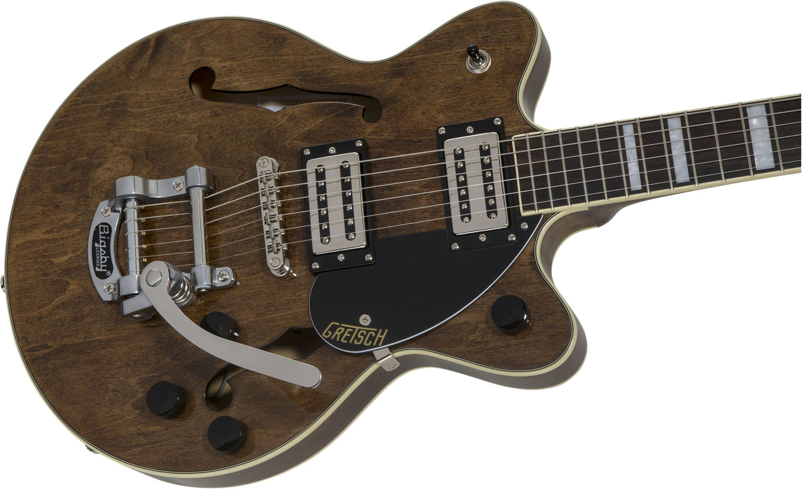 G2655T STREAMLINER CENTER BLOCK JR. WITH BIGSBY LRL, BROAD'TRON BT-2S PICKUPS, IMPERIAL STAIN