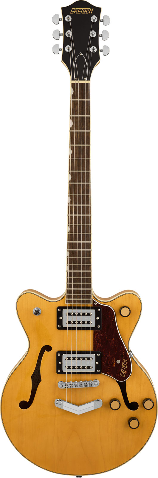 GRETSCH GUITARS G2655 Streamliner Center Block Jr. Double-Cut with V-Stoptail LRL Village Amber