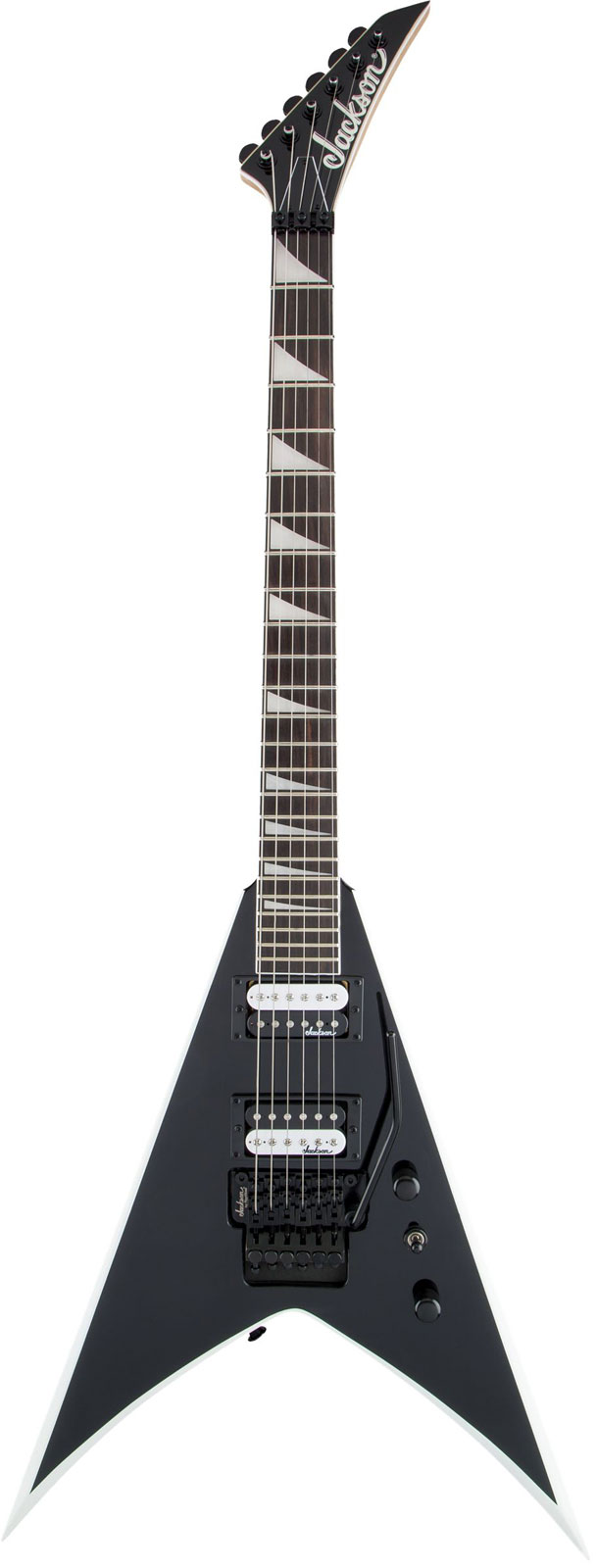 JACKSON GUITARS Js32 King V Js Ama Black With White Bevels