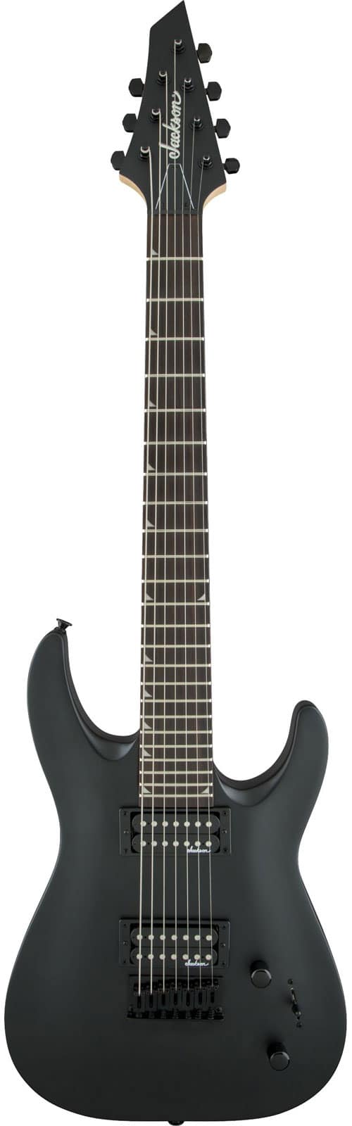 JACKSON GUITARS JS DINKY ARCH TOP JS22-7 DKA HT, AMARANTH FINGERBOARD, SATIN BLACK