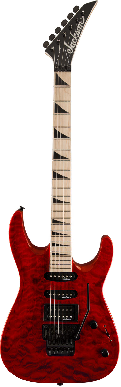 JACKSON GUITARS Dinky JS MN Transparent Red
