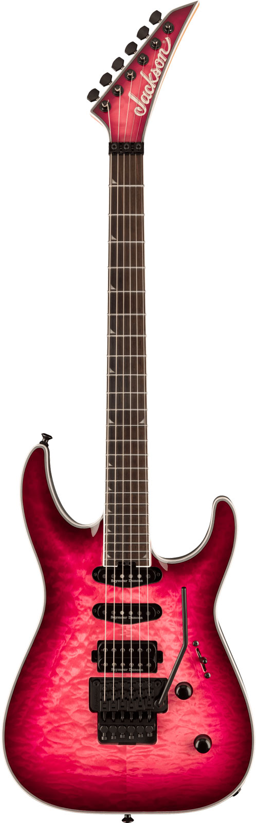 JACKSON GUITARS Sla3Q Soloist Pro Plus Ebo Fuschia Burst
