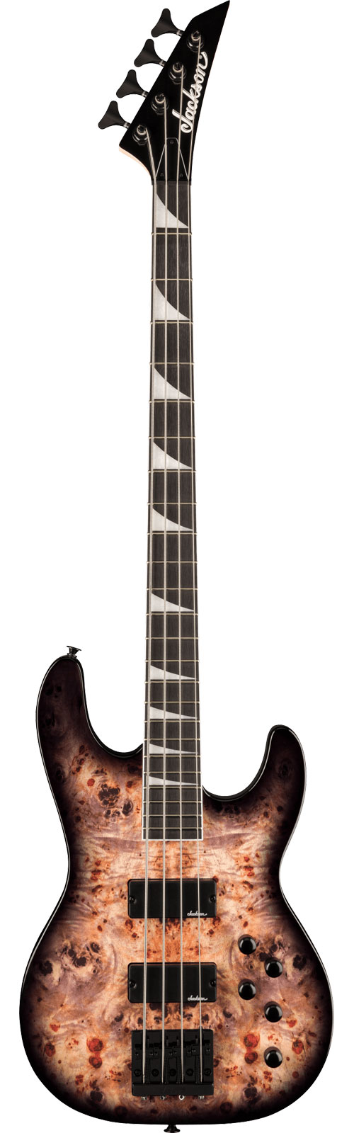 JACKSON GUITARS Js3P Concert Bass Js Ama Transparent Black Burst