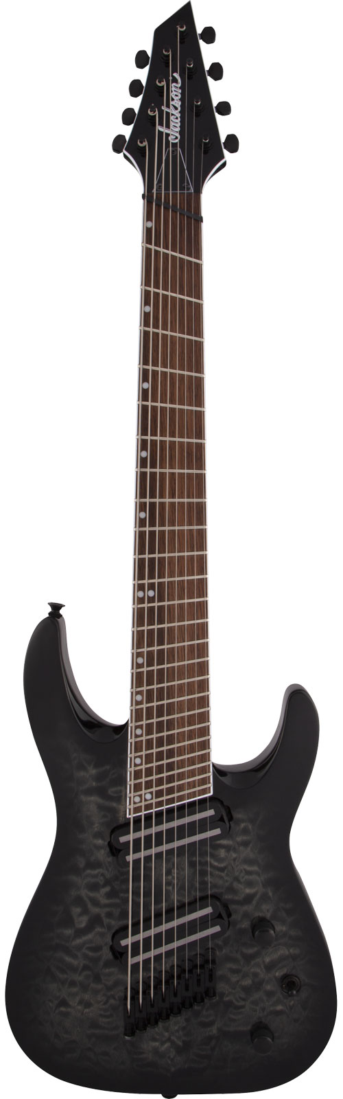 JACKSON GUITARS Slat8Q Ms Soloist X Lrl Transparent Black Burst