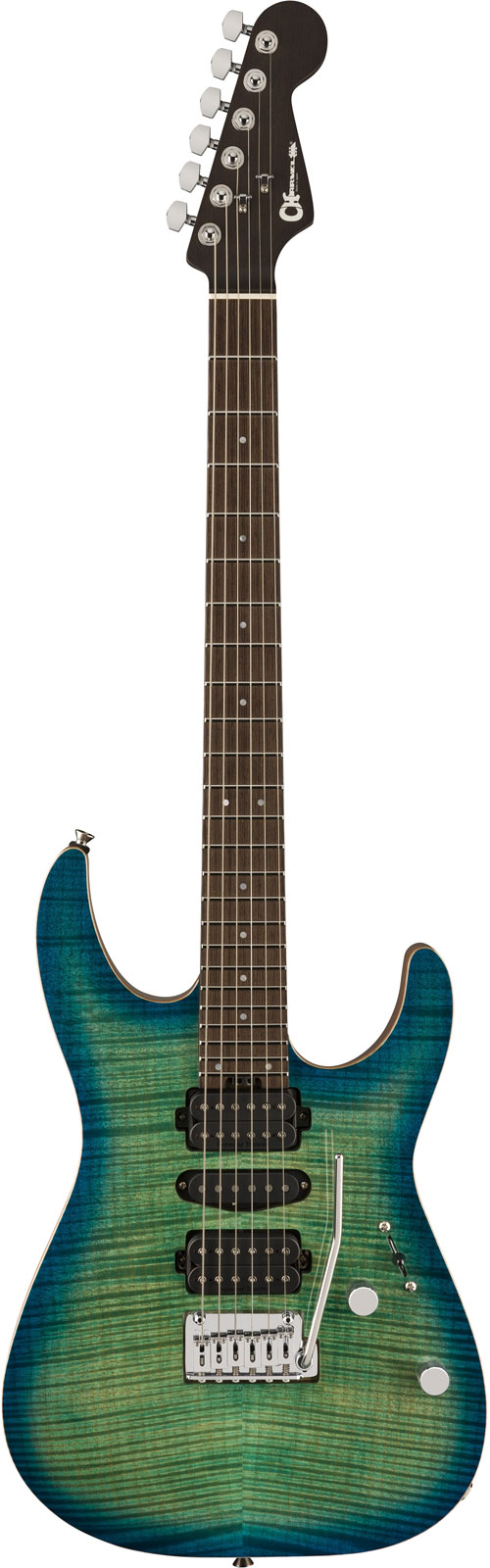 CHARVEL Mj Dk24 Hsh 2Pt, Wenge Fingerboard, Caribbean Burst