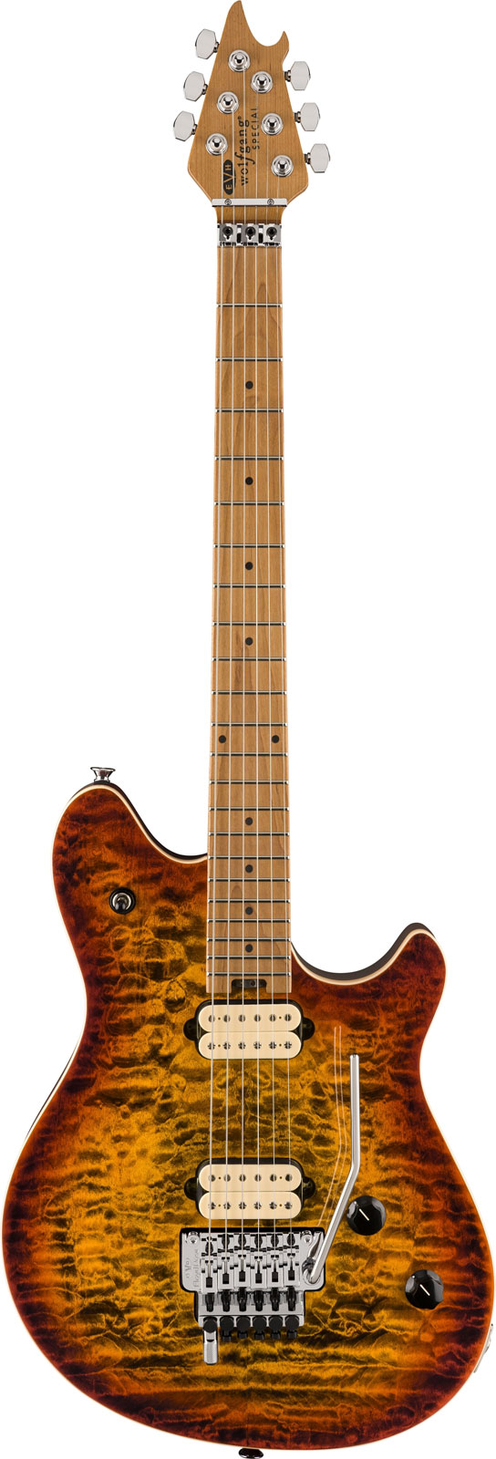 EVH Wolfgang Special Qm, Baked Ml, Tiger Eye Glow