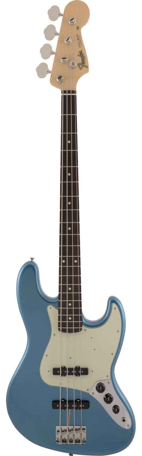 FENDER MADE IN JAPAN TRADITIONAL 60S JAZZ BASS RW, LAKE PLACID BLUE