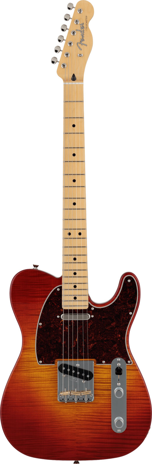 FENDER Telecaster Hybrid II Japan Mn Sunset Orange Transparent