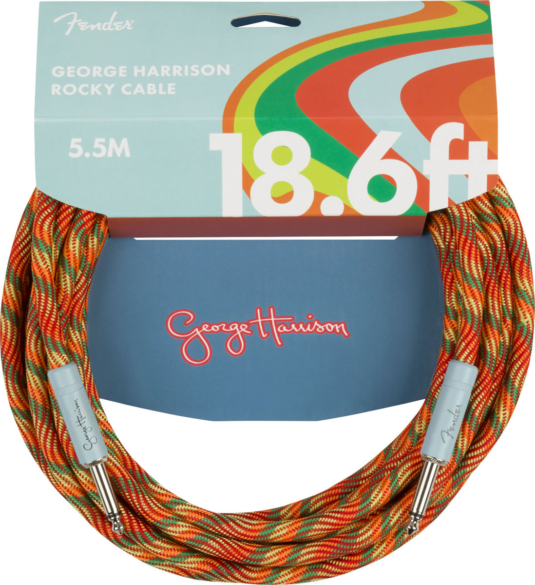 FENDER George Harrison Rocky Instrument Cable 18.6'