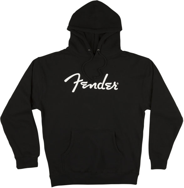 FENDER Fender Logo Hoodie, Black, L