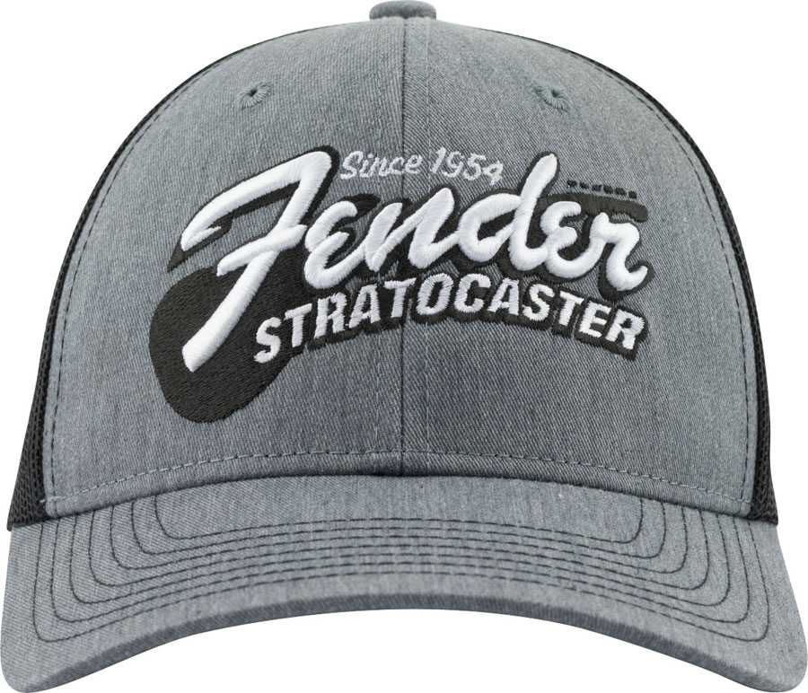 FENDER Stratocaster Guitar Hat, Heather Gray