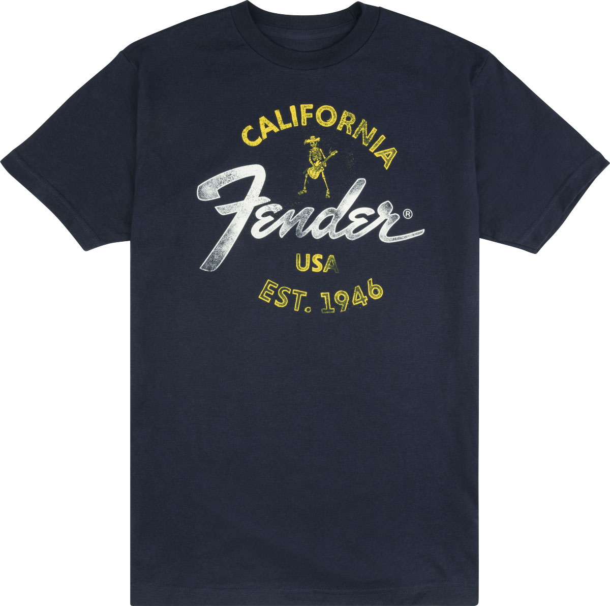 FENDER Fender Baja Blue T-Shirt, Blue, L