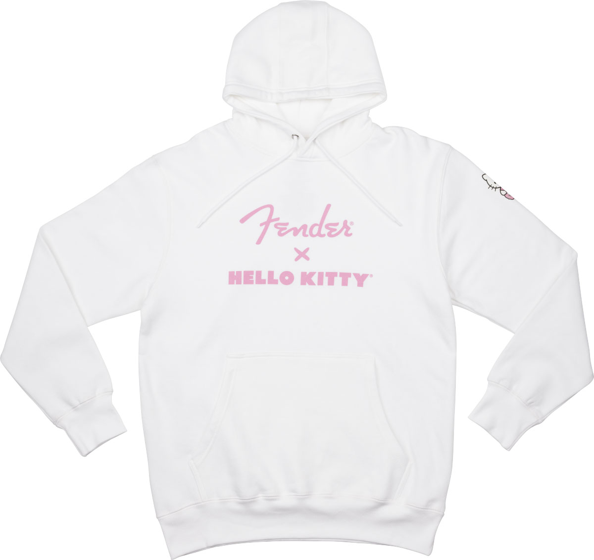 FENDER Hello Kitty Sl Logo Hoodie,Wt, M