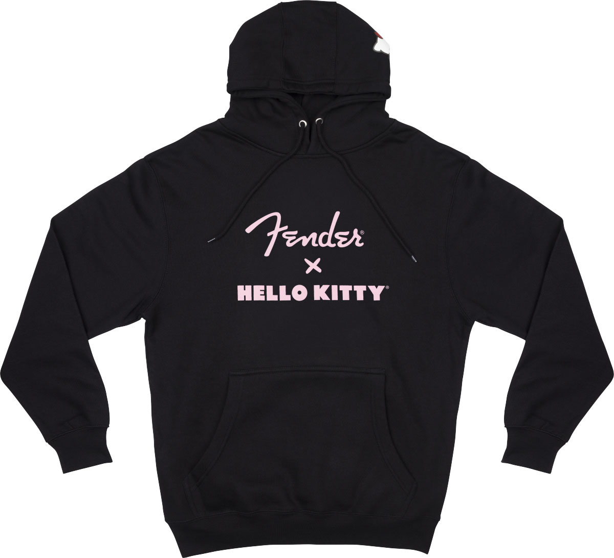 FENDER Hello Kitty Logo Hoodie, Blk, S
