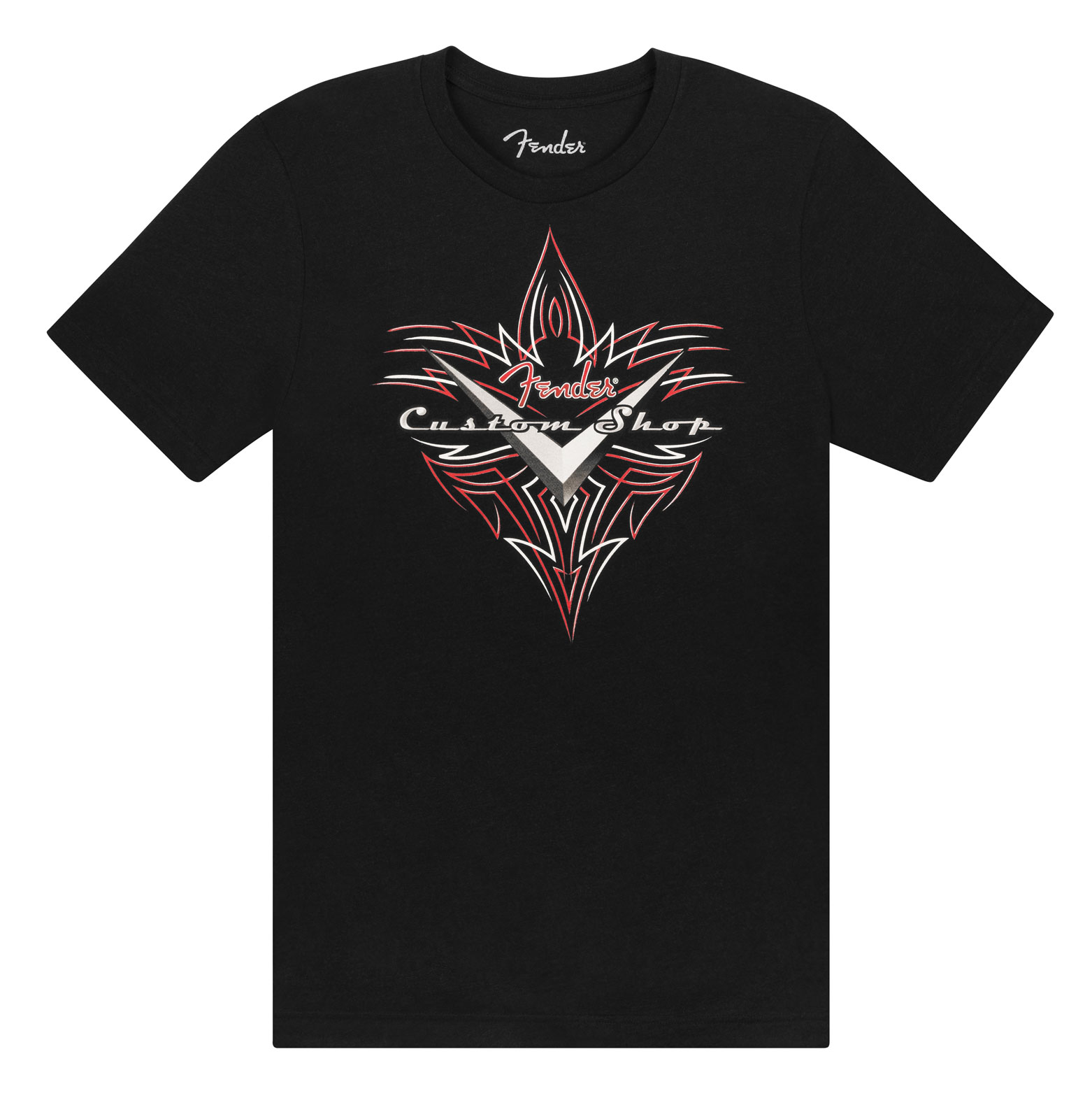FENDER CUSTOM SHOP CS Pinstripe T-shirt Black M