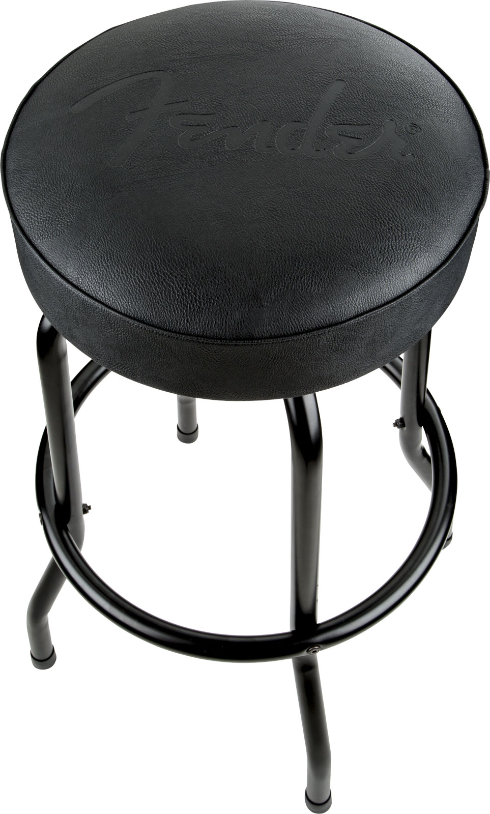 FENDER Embossed Black Logo Barstool Black-Black 30