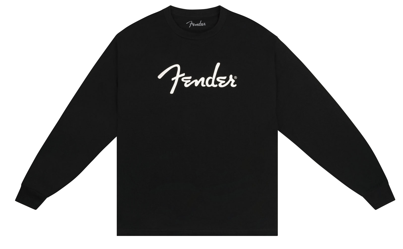 FENDER Spaghetti Logo Long-Sleeve T-Shirt Black M