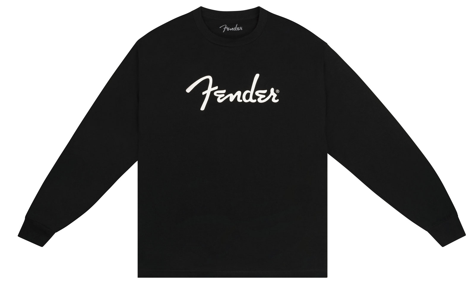 FENDER Spaghetti Logo Long-Sleeve T-Shirt Black L