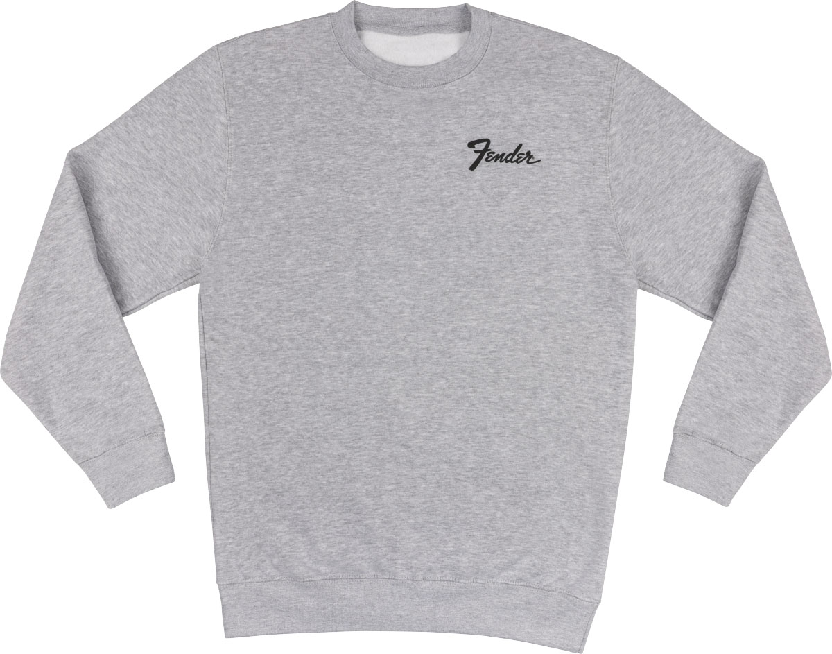 FENDER SM Transition Logo Sweatshirt Athletic Gray XXL