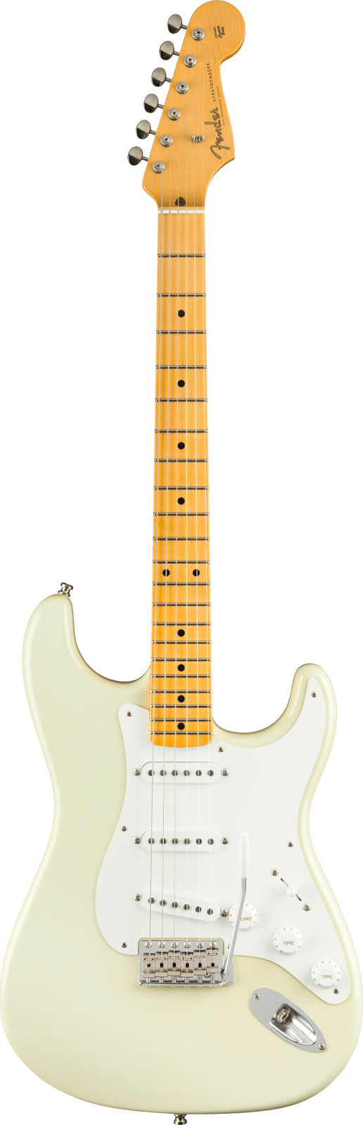 FENDER CUSTOM SHOP ARTIST 2023 JIMMIE VAUGHAN SIGNATURE STRATOCASTER AGED OLYMPIC WHITE