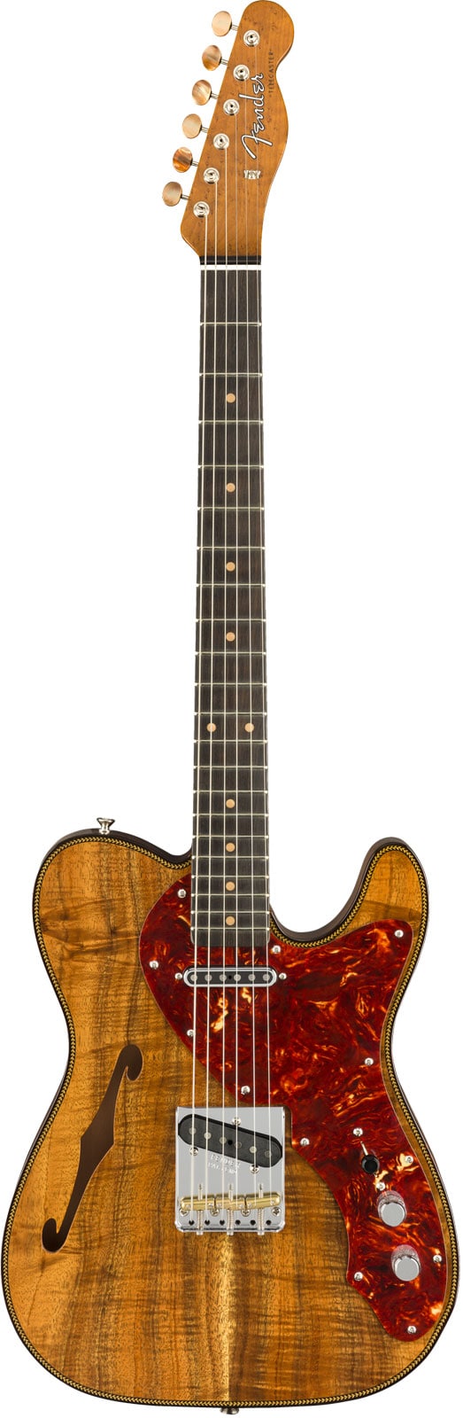 FENDER CUSTOM SHOP 2021 CS ARTISAN THINLINE TELECASTER FIJI MAHOGANY BODY WITH AAAA FIGURED KOA TOP