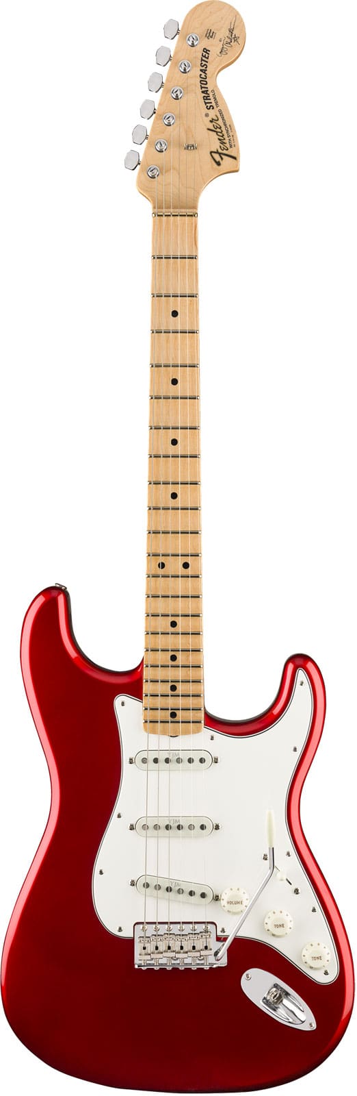 FENDER CUSTOM SHOP ARTIST 2023 YNGWIE MALMSTEEN SIGNATURE STRATOCASTER CANDY APPLE RED