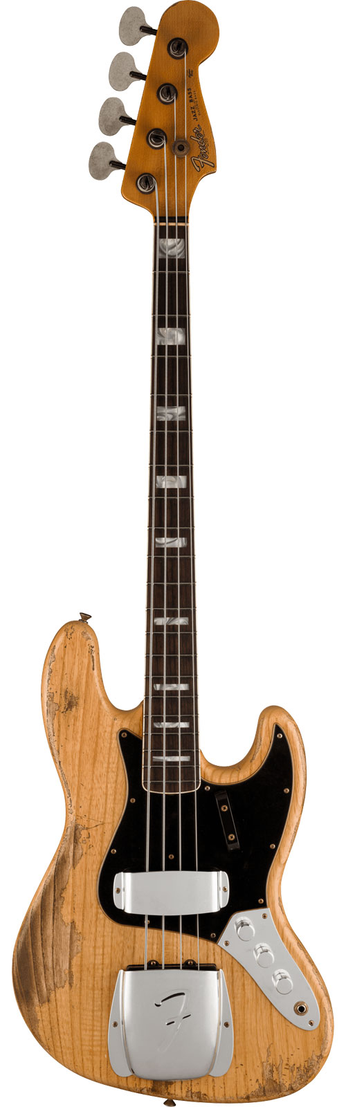 FENDER CUSTOM SHOP Jazz Bass Custom Rw Ltd Heavy Relic Round-Lam Aged Natural