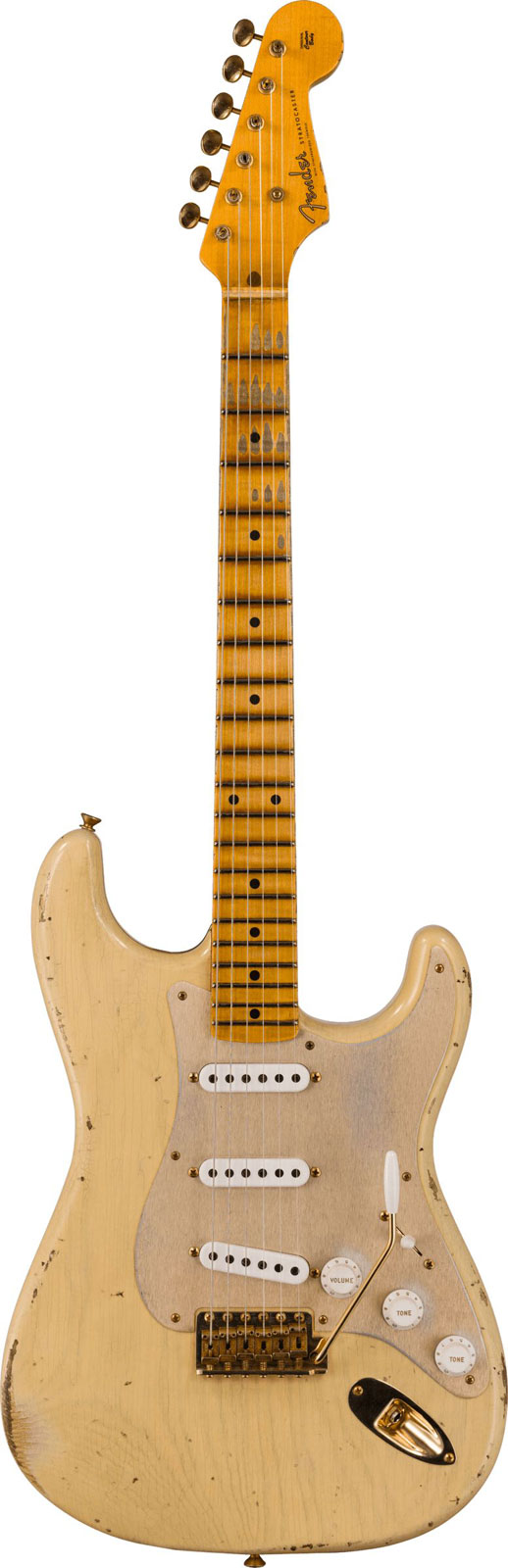 FENDER CUSTOM SHOP Stratocaster 55 Mn Ltd Bone Tone Relic Honey Blonde