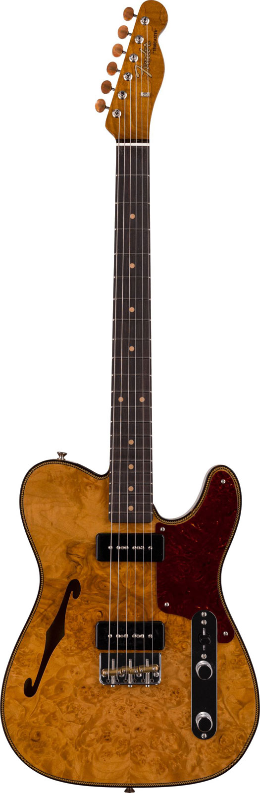 Fender Custom Shop Telecaster Dual P90 Maple Burl NOS Aged Natural Artisan 2025