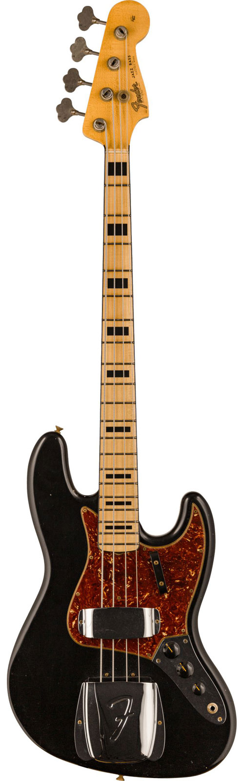FENDER CUSTOM SHOP CS Jazz Bass 68 MN Journeyman Relic Aged Black