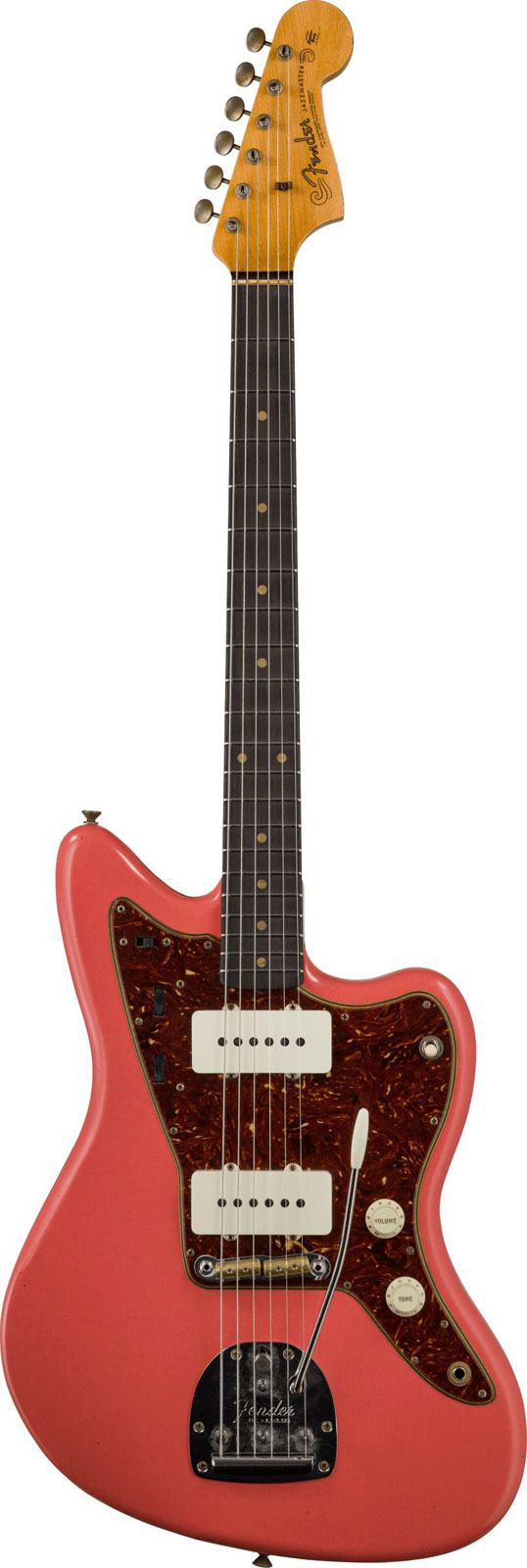 FENDER CUSTOM SHOP Jazzmaster 62 Rw Journeyman Relic Super Faded Aged Fiesta Red