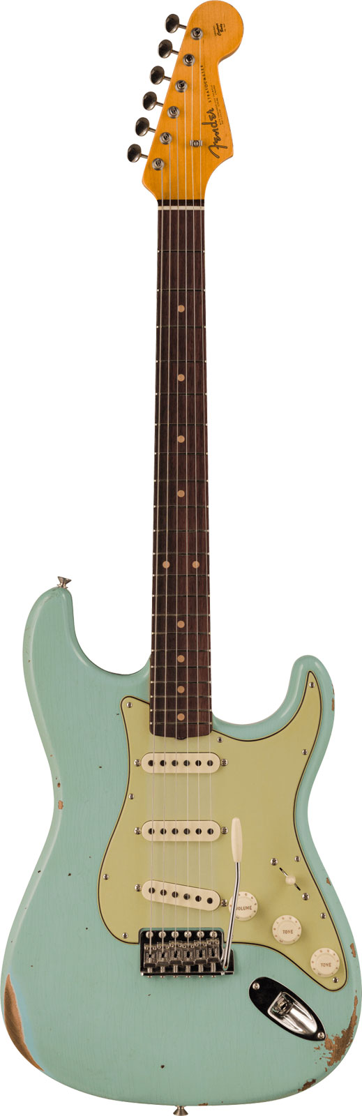 LATE 1962 STRATOCASTER RELIC WITH CLOSET CLASSIC HARDWARE RW FADED AGED DAPHNE BLUE