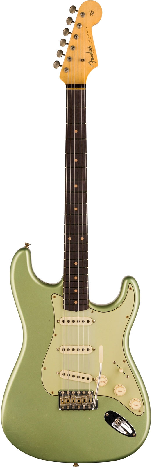 FENDER CUSTOM SHOP Stratocaster 59 Time Machine Rw Journeyman Relic Faded Aged Sage Green Metallic