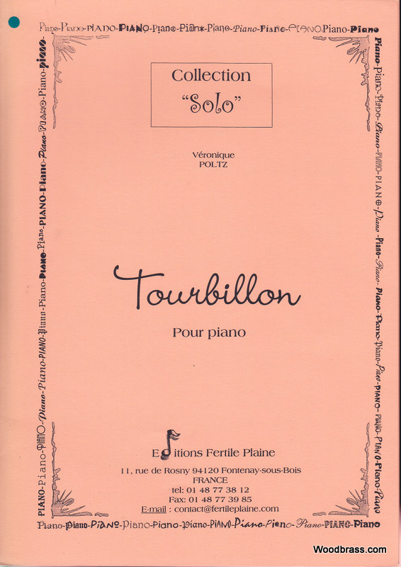 FERTILE PLAINE Poltz Veronique - Tourbillon - Piano
