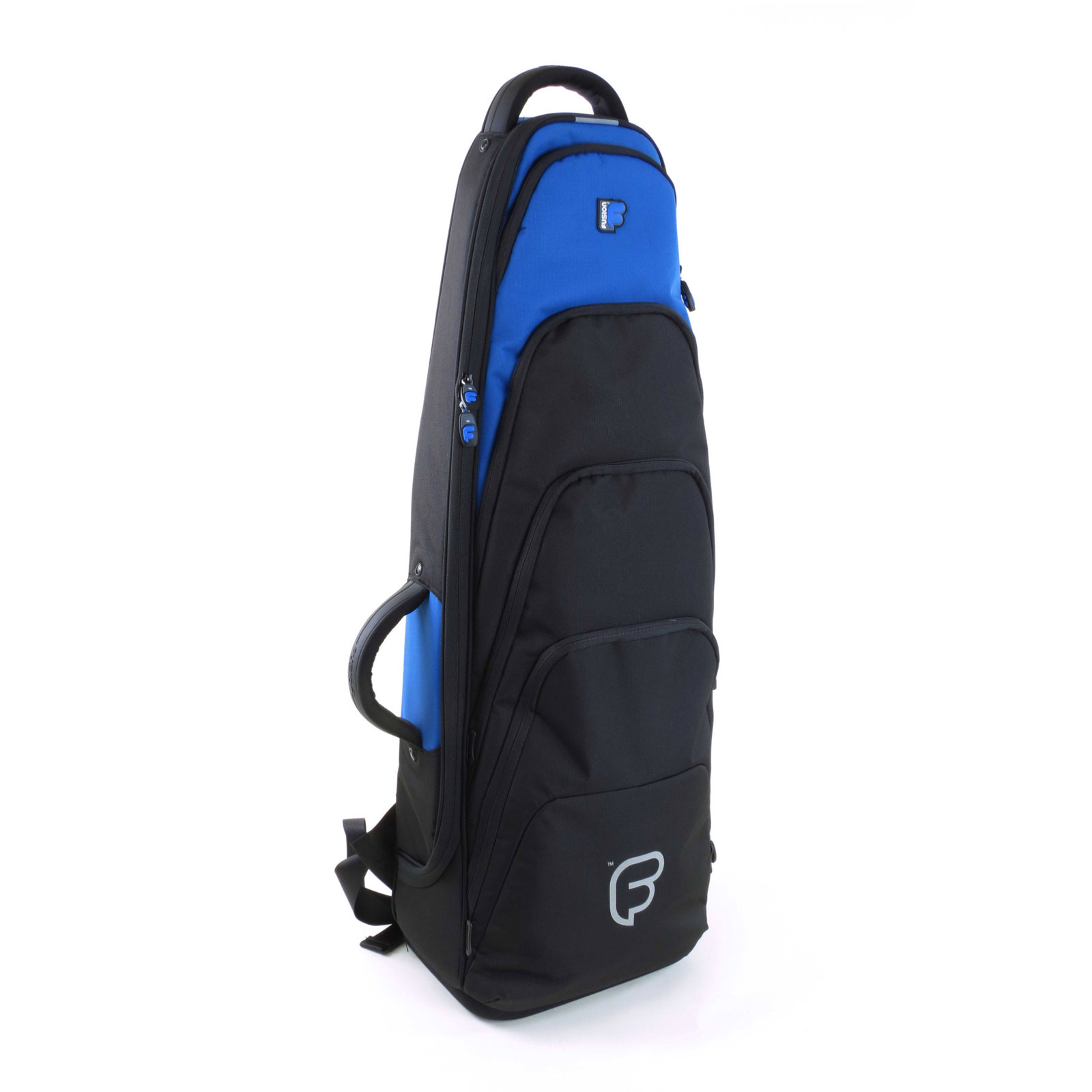 FUSION BAGS Housse Old Shape Trombone Tr 9,5 Noire Et Bleue Ub-07-B