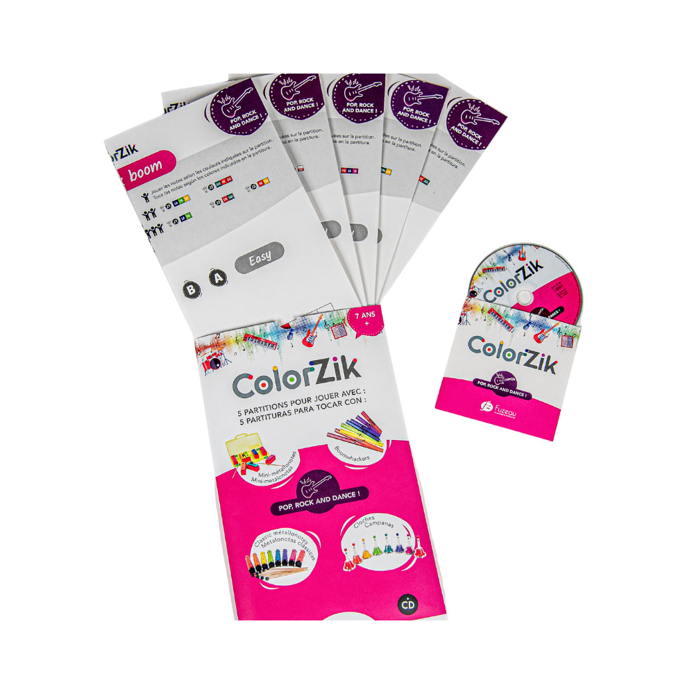FUZEAU BOOKLET CD COLORZIK - POP ROCK DANCE