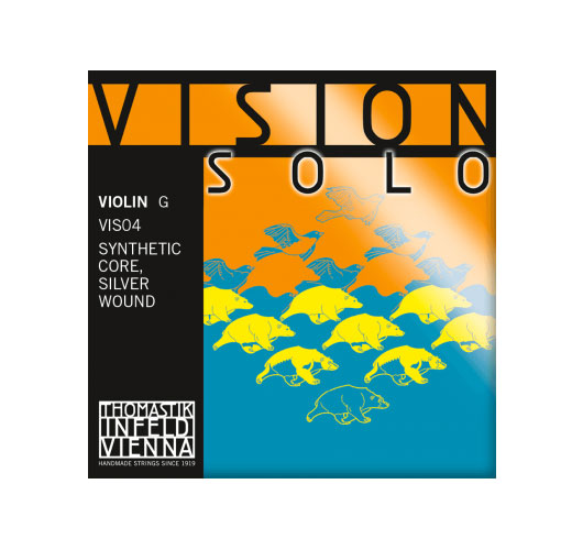 THOMASTIK STRINGS INFELD VIOLIN VISION SOLO G SILVER ROUNDWOUND VIS04