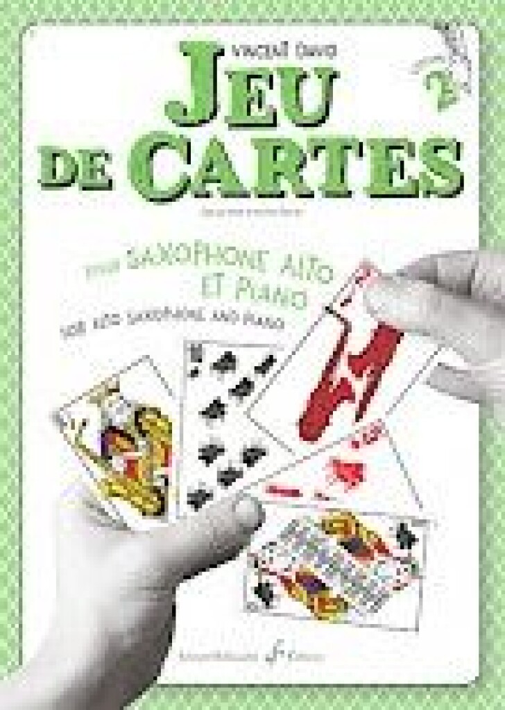 BILLAUDOT VINCENT DAVID - JEU DE CARTES VOL.2- SAXOPHONE & PIANO 