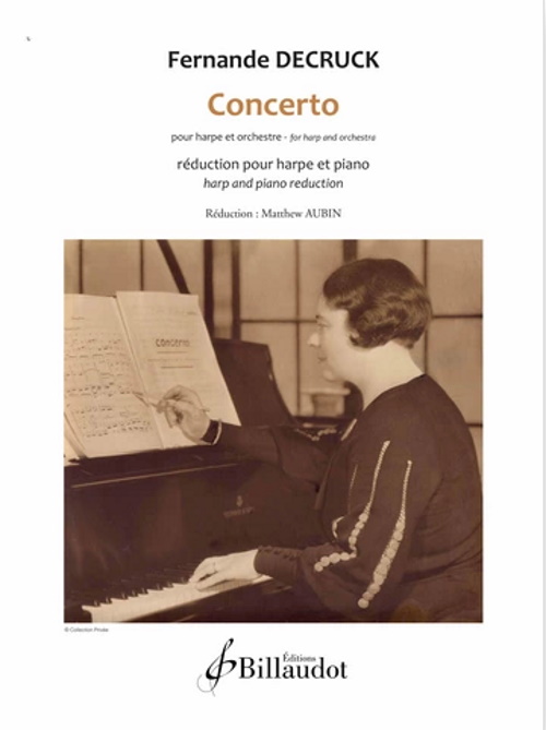 BILLAUDOT DECRUCK FERNANDE - CONCERTO POUR HARPE
