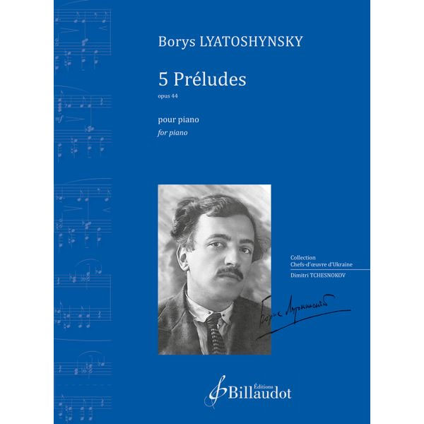 BILLAUDOT Lyatoshynsky Borys - 5 Preludes Opus 44
